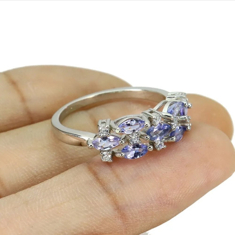 Tanzanite Ring, Estate Statement Ring, Cocktail B… - image 3